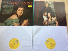 la traviata giuseppe verdi box set 2 lp dublu disc vinyl muzica clasica opera foto