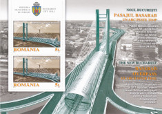 BUCURESTI PASAJUL BASARAB,BLOC,2011 MNH,ROMANIA. foto