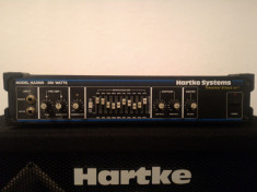 Vand amplificator bass Hartke Systems HA3500 si cabinet Hartke VX115 foto