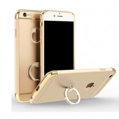 Husa telefon Iphone 6/6S ofera protectie 3in1 Ultrasubtire - Gold Ring foto