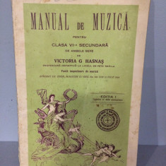 Victoria G. Hasnas - Manual de muzica pentru clasa II-a secundara de ambele sexe