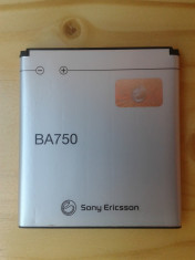 Vand Baterie Sony Ericsson BA750 Li-Polimer 1500mAh Pret 20 Lei foto