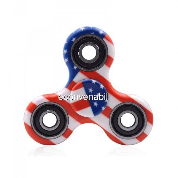 Jucarii Spinner Antistres Fidget Spinner USA cu Steagul Americii foto mare Jucarii Spinner Antistres Fidget Spinner USA cu Steagul Americii foto mare