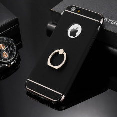 Husa telefon Iphone 6/6S ofera protectie 3in1 Ultrasubtire - Black Ring foto