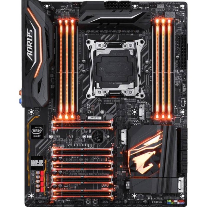 Placa de baza Gigabyte X299 AORUS Ultra Gaming Intel LGA2066 ATX foto mare Placa de baza Gigabyte X299 AORUS Ultra Gaming Intel LGA2066 ATX foto mare