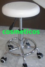 Scaun rotund mobil/rotativ Scaun cosmetica manichiura/pedichiura foto