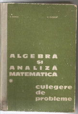 2(B) N.DONCIU-Algebra si analiza matematica. Culegere de probleme vol. 1 foto