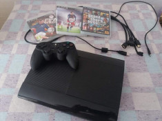 PlayStation 3 SuperSlim (GTA V, Fifa 16, Fifa STREET) foto