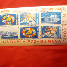 Bloc Colab. Securitate in Europa 1973 Helsinki Geneva - Romania