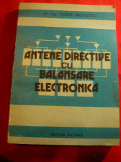 T.Niculescu - Tehnica Militara -Antene directive cu balansare electronica 1987 foto