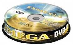 Omega DVD-R 16x, 4.7 GB, 10 bucati foto
