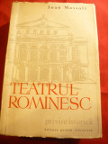 Ioan Massoff -Teatrul Romanesc -privire ist. de la origine - la 1860 -vol.1-1961