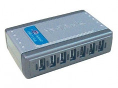 D-Link Hub USB D-Link DUB-H7, 7 porturi USB 2.0 foto