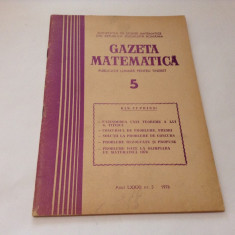 GAZETA MATEMATICA NR 5/1976