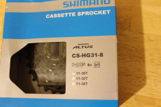 Shimano pinion CS-HG31-8 viteze 11-30T caseta foto