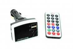 Modulator FM MP3 si incarcator telefon USB. Voltaj dual: 12V - 24V AL-160817-18 foto