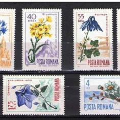 Romania 1967 - FLORA CARPATINA, serie nestampilata, PT27