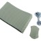 Husa volan LUXA027 piele cu gaurele marime: M culoare: gri