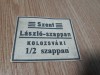 ROMANIA - Ban de necesitate / Asignata / Bon Cluj , pt 1/2 de sapun - WW1 .