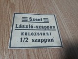 ROMANIA - Ban de necesitate / Asignata / Bon Cluj , pt 1/2 de sapun - WW1 .