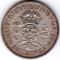 Marea Britanie Anglia FLORIN TWO SHILLINGS 1945 argint 11,3 gr