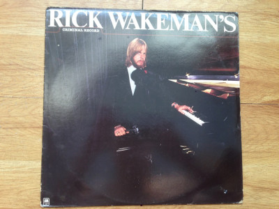 RICK WAKEMAN ( EX YES ) - CRIMINAL RECORD (1977, A&amp;amp;M, Made in UK) foto