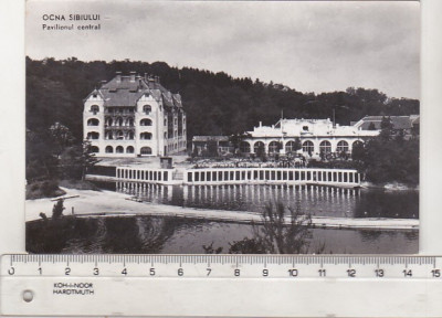 bnk cp Ocna Sibiului - Pavilionul central - circulata foto