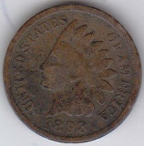 SUA USA ONE CENT 1898 indian head cap de indian, America de Nord