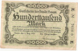 GERMANIA STADT HAAN 100000 MARK 1923 U