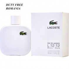 Parfum Original Lacoste Eau De Lacoste L12.12 Blanc EDT 100ml Tester + CADOU foto