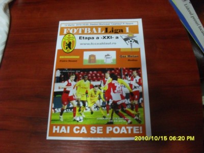 program Ceahlaul PN - Gaz M. Medias foto