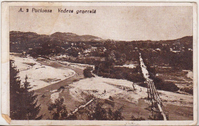 bnk cp Pucioasa - Vedere generala - uzata 1948 foto