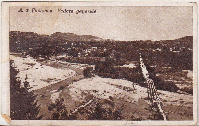 bnk cp Pucioasa - Vedere generala - uzata 1948