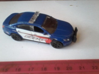 bnk jc Matchbox - Ford Police Interceptor - Mattel foto