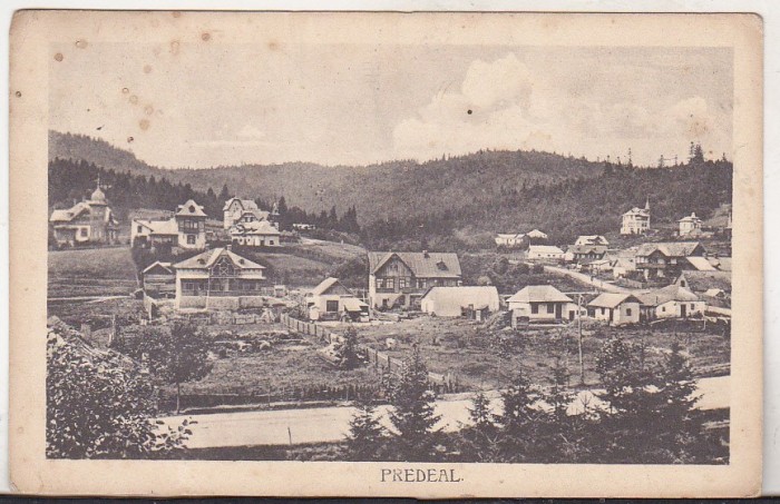 bnk cp Predeal - Vedere - uzata interbelica