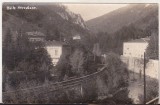 Bnk cp Baile Herculane - Vedere - uzata 1934, Circulata, Fotografie