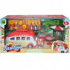 Set Fast-food cu microbuz si accesorii foto