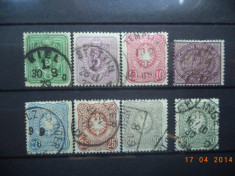 1875/79 Germania ( Reich ) Mi 31 - 38 Trei serii complete Cota = 88,00 Euro. foto