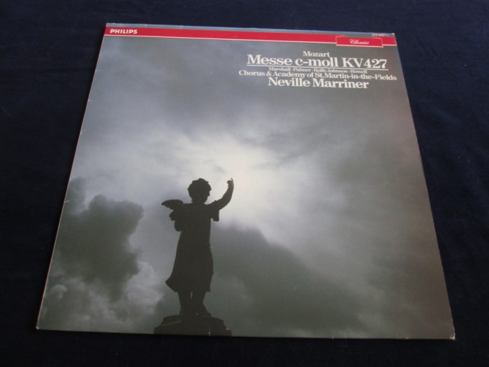 Mozart / Neville Marriner - Messe C-Moll KV 427 _ vinyl,LP_Philips(Olanda)