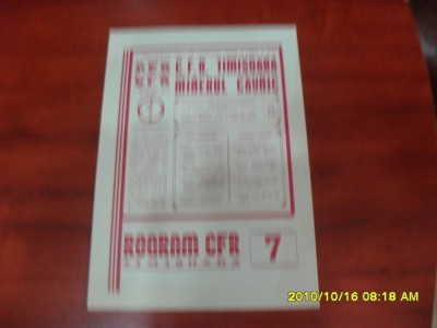 program CFR Timisoara - Minerul Cavnic foto