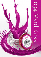 Gel uv Semilac Geltaq color violet Mardi Grass 034 5 ml, gel uv unghii foto