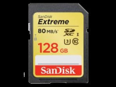 128GB SDXC Extreme U3 CLS10 80MB/s foto