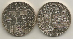 ROMANIA 50 BANI 2012 Neagoe Basarab , UNC , (necirculata) din fisic foto