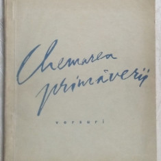 FLORIN MIHAI PETRESCU-CHEMAREA PRIMAVERII(VERSURI/debut 1959/dedicatie-autograf)