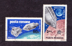 Timbre ROMANIA 1969/*702 = APOLLO 9 SI 10 foto