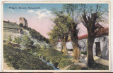 Bnk cp Brasov - Dupa ziduri turnului alb - uzata 1938, Circulata, Printata