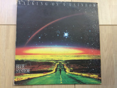 Blue System Walking On A Rainbow disc vinyl lp muzica pop disco balkanton 1987 foto