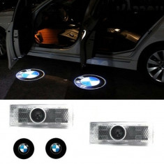 Lumini de usi LED Logo BMW proiectoare dedicate foto