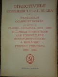 Directivele congresului al XI lea al PCR cu privire la planul cincinal 1976-1980