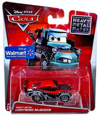 Masinuta Disney Pixar Cars Toon Car Heavy Metal Mater Flash Lighting Mcqueen foto